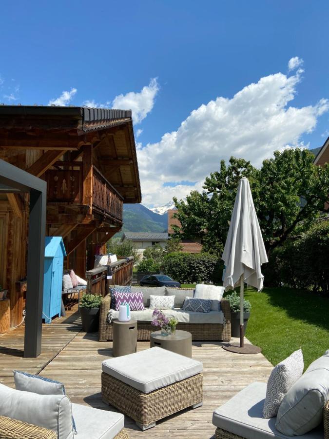 Grand Chalet A La Montagne بور سان موريس المظهر الخارجي الصورة
