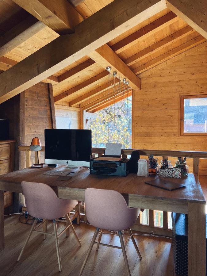 Grand Chalet A La Montagne بور سان موريس المظهر الخارجي الصورة