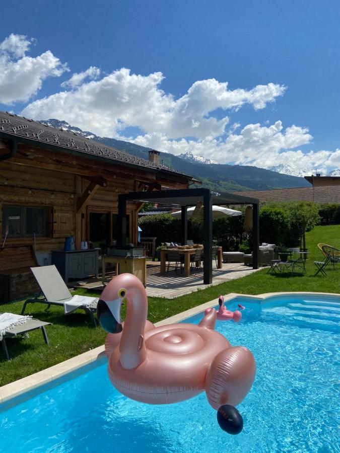 Grand Chalet A La Montagne بور سان موريس المظهر الخارجي الصورة