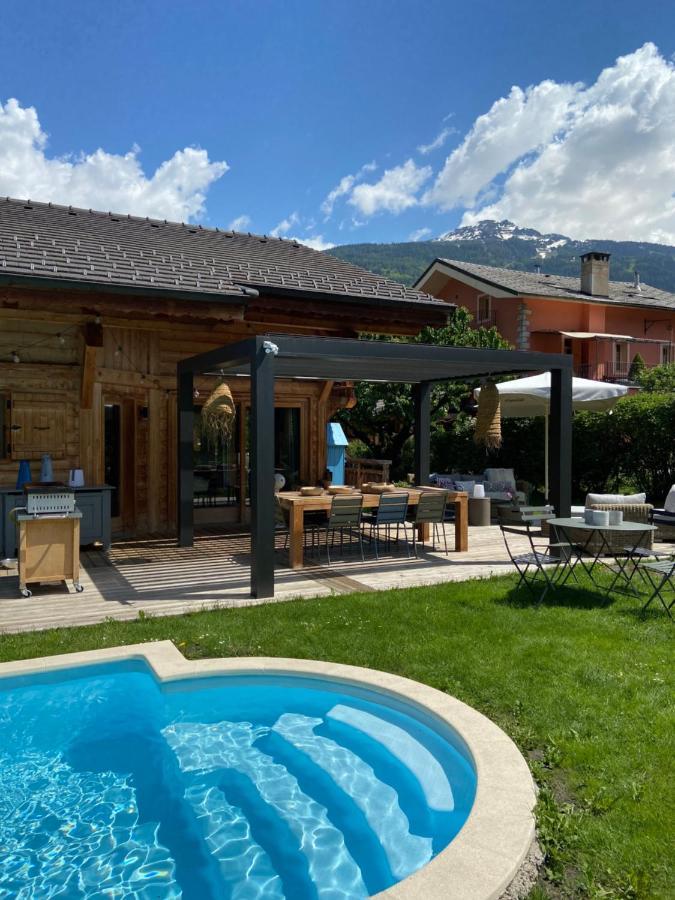 Grand Chalet A La Montagne بور سان موريس المظهر الخارجي الصورة