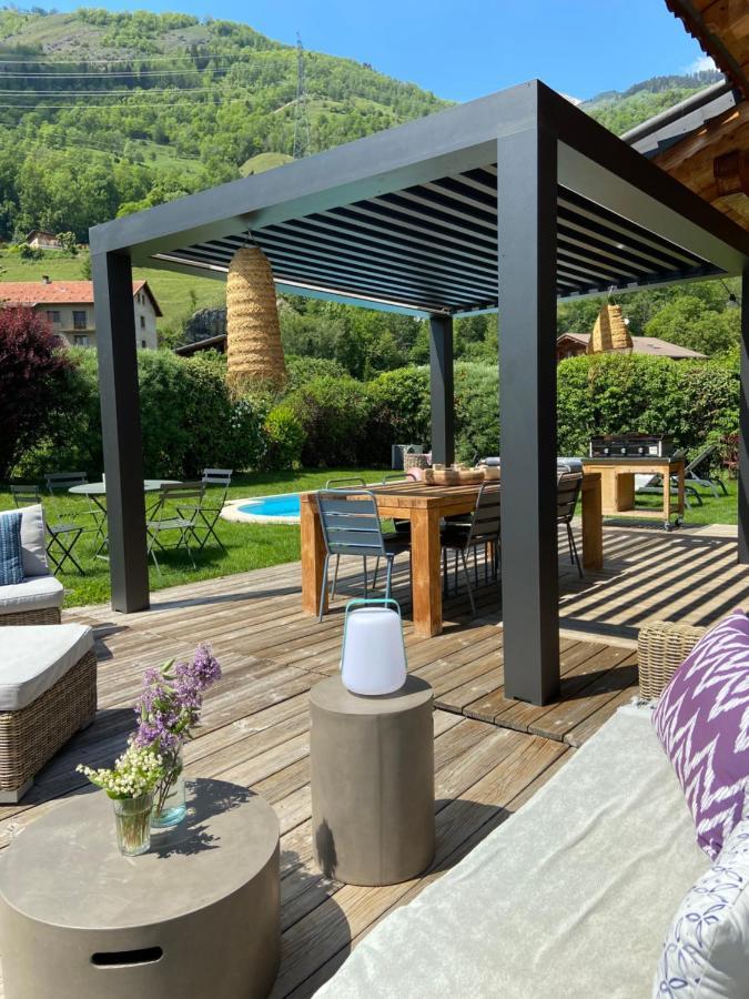 Grand Chalet A La Montagne بور سان موريس المظهر الخارجي الصورة