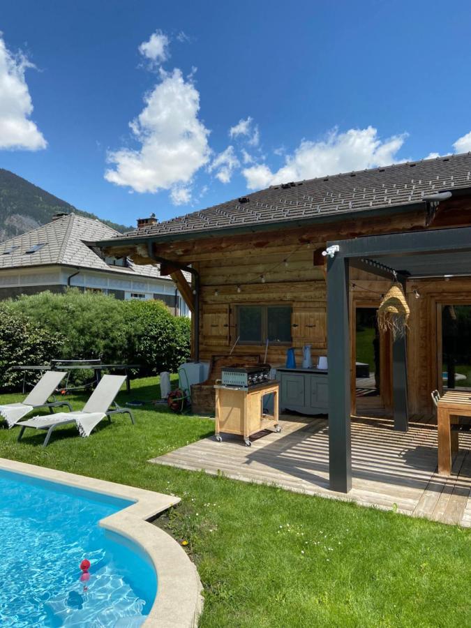Grand Chalet A La Montagne بور سان موريس المظهر الخارجي الصورة
