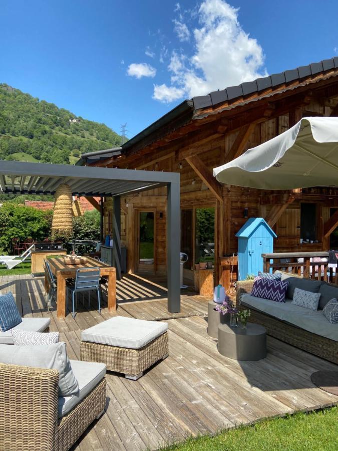 Grand Chalet A La Montagne بور سان موريس المظهر الخارجي الصورة