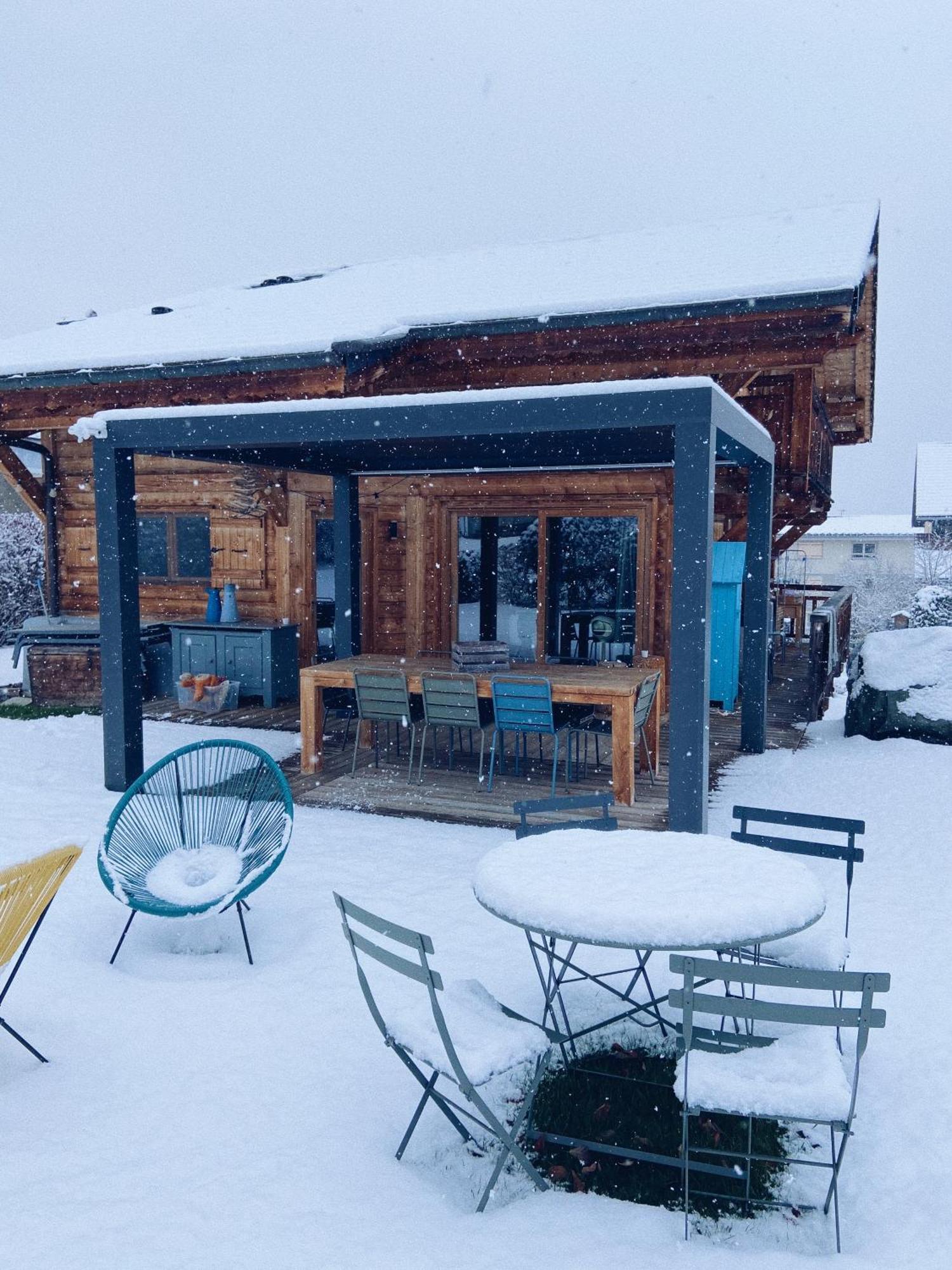 Grand Chalet A La Montagne بور سان موريس المظهر الخارجي الصورة